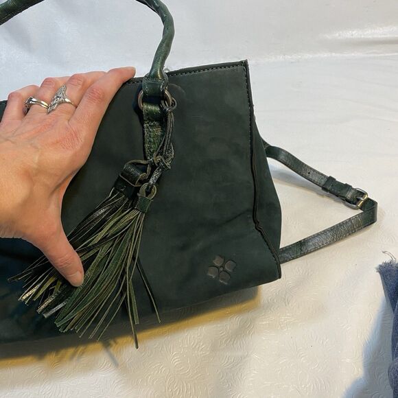 Patricia Nash Green Suede Bag - Picture 5 of 16